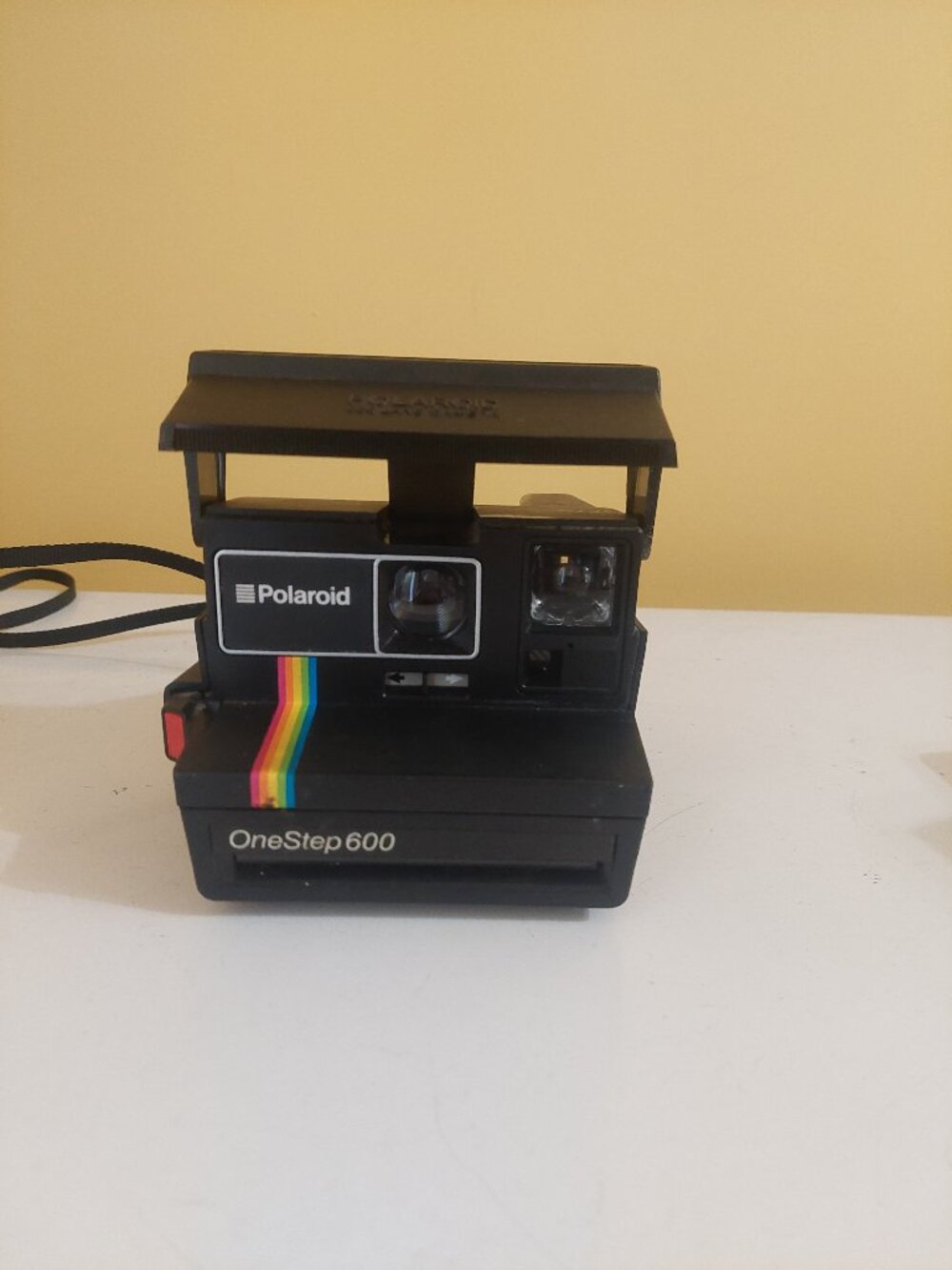 Vintage Polaroid Camera Spirit One Step 600 Land Instant Rainbow Stripe tested